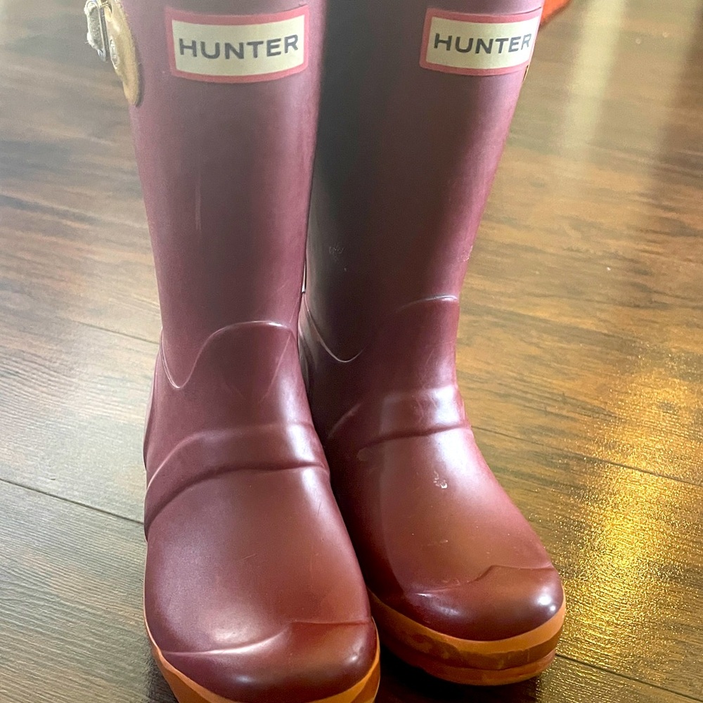 Hunter rain boots